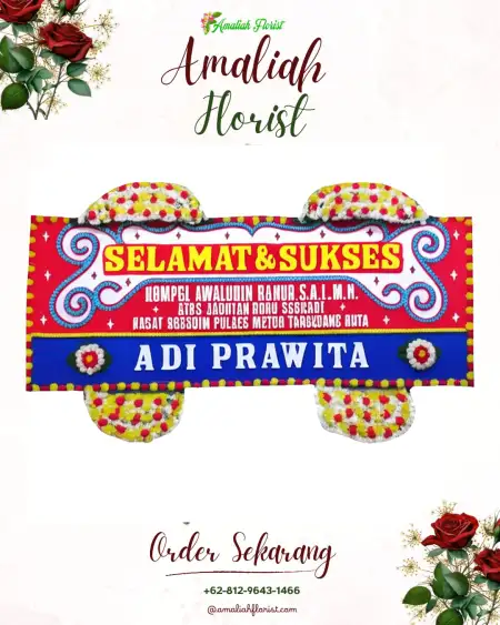 Papan Bunga Ucapan Selamat Salang