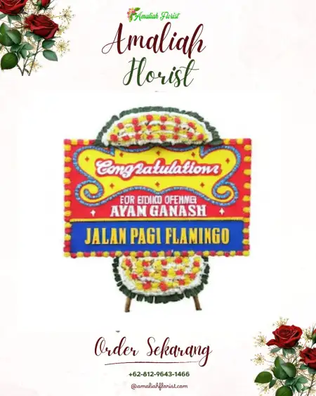 Sewa Papan Bunga Salang